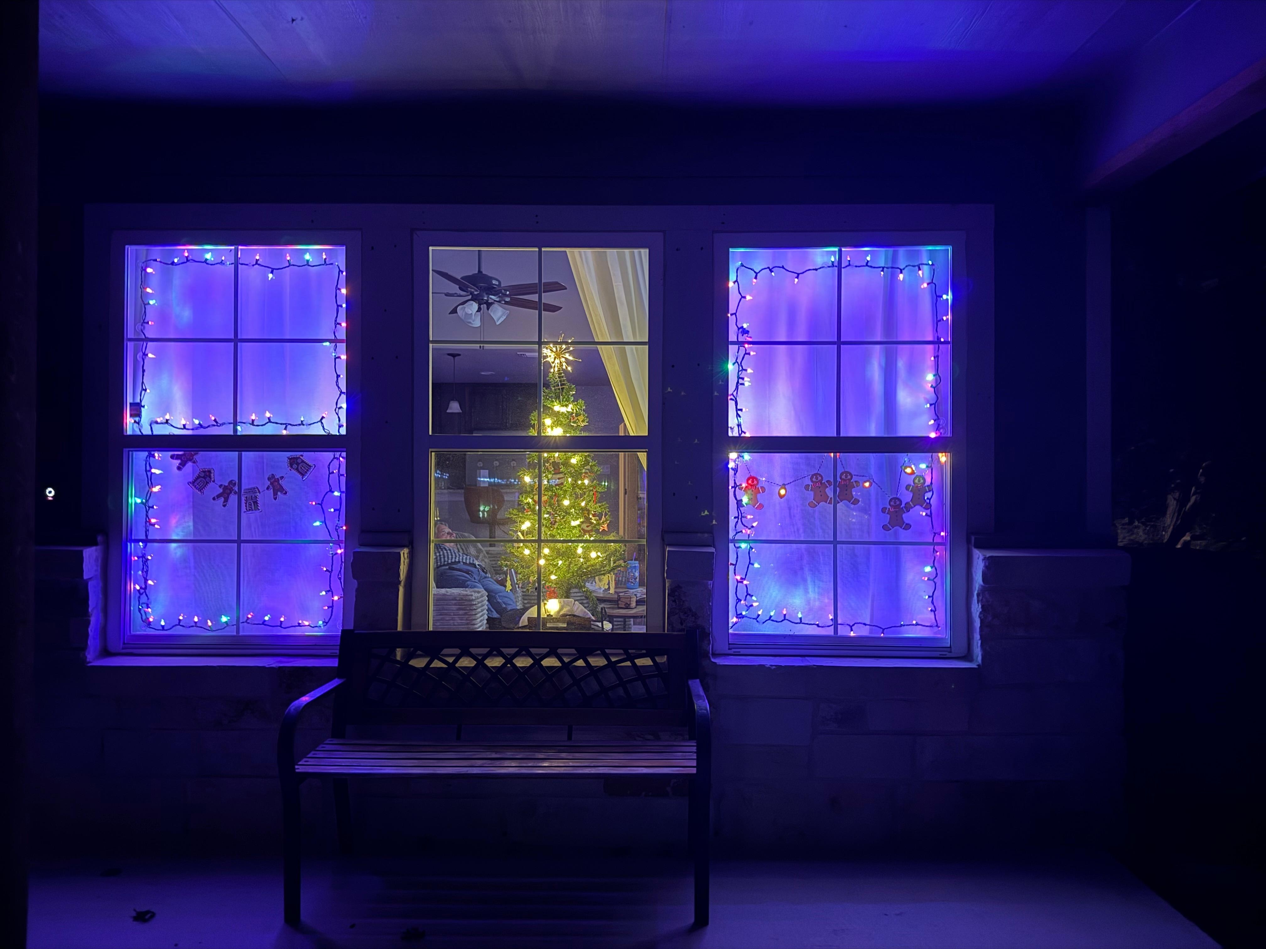 We decorated for Christmas which added to what was already there.  