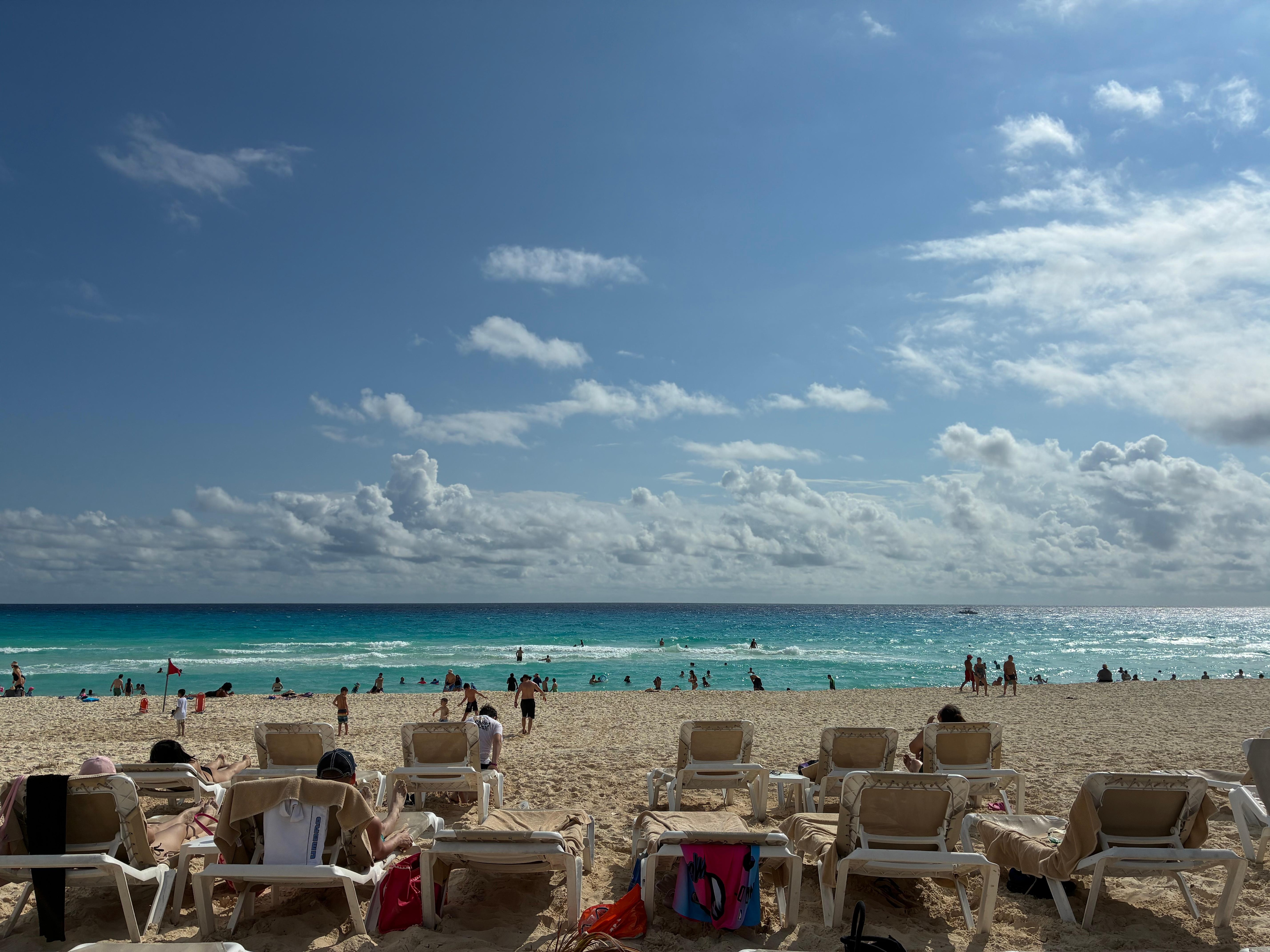 Beautiful sandy well maintained beach with lifeguards