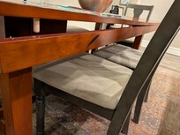 Broken kitchen table