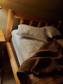 no sheets on master bed