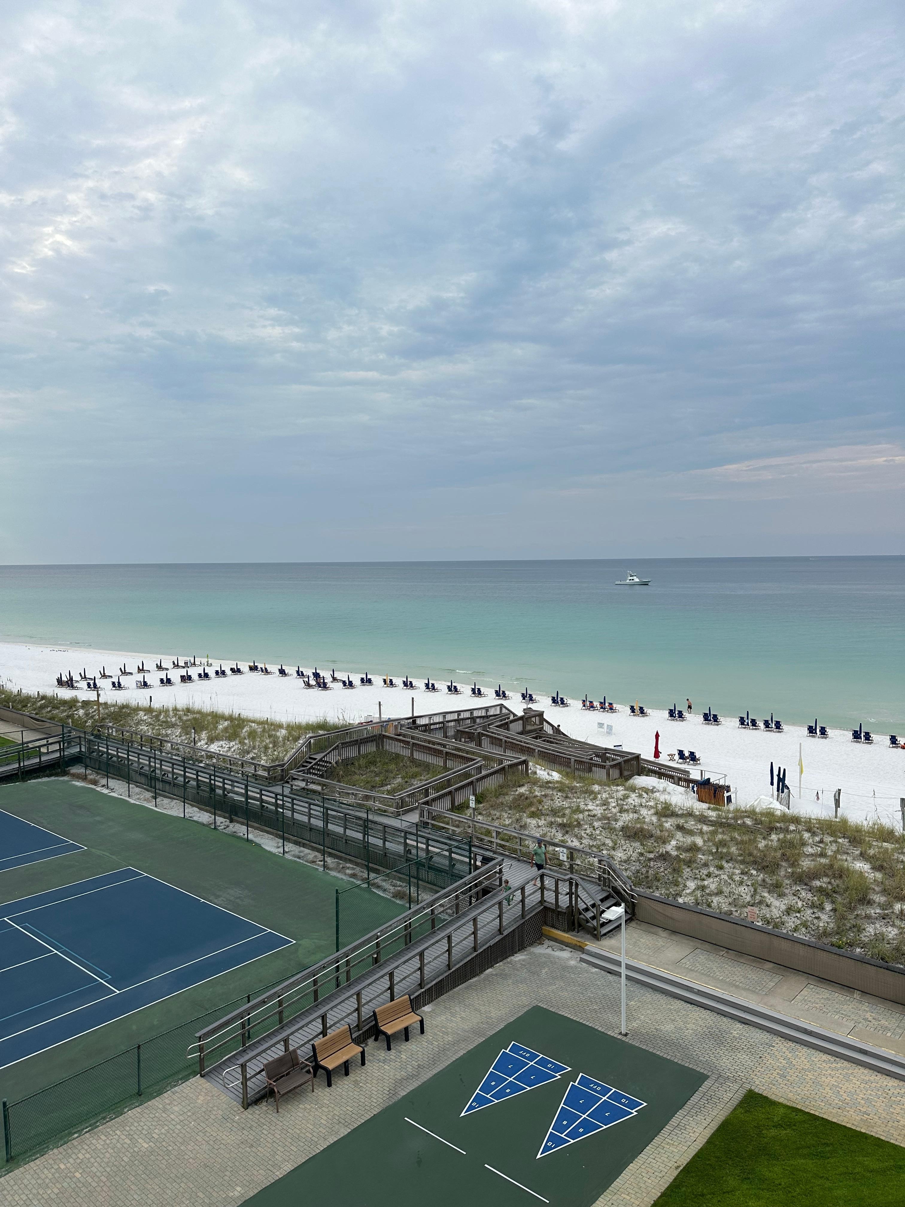 View from patio balcony