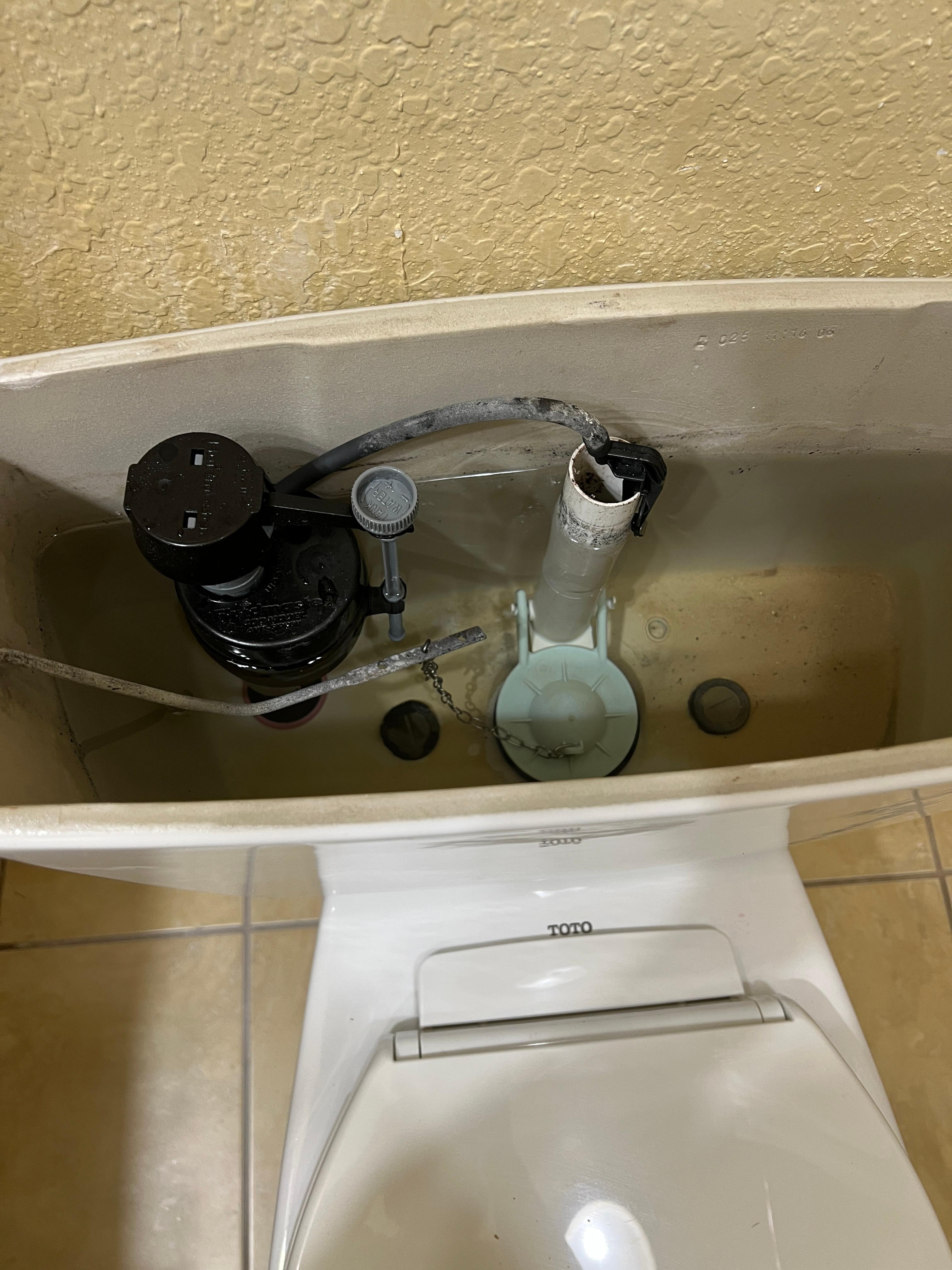 Have to use hand left it up for flush  the  water 