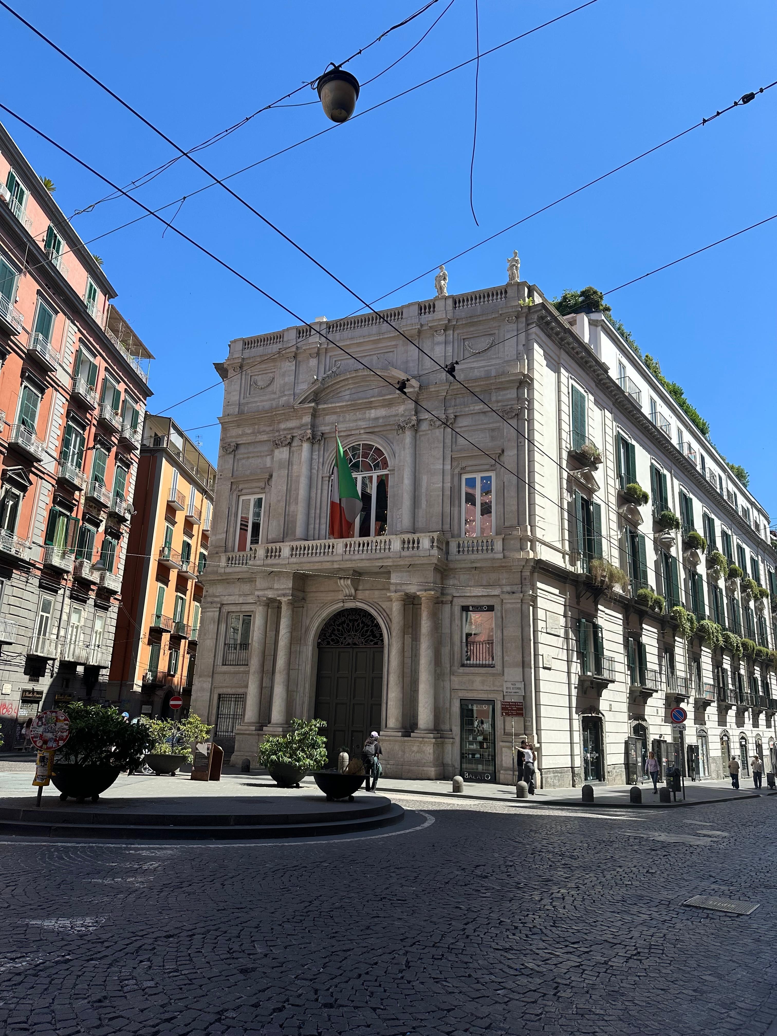 Outside of building