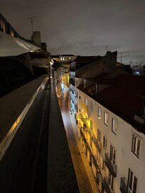 View from the outdoor patio in our room.