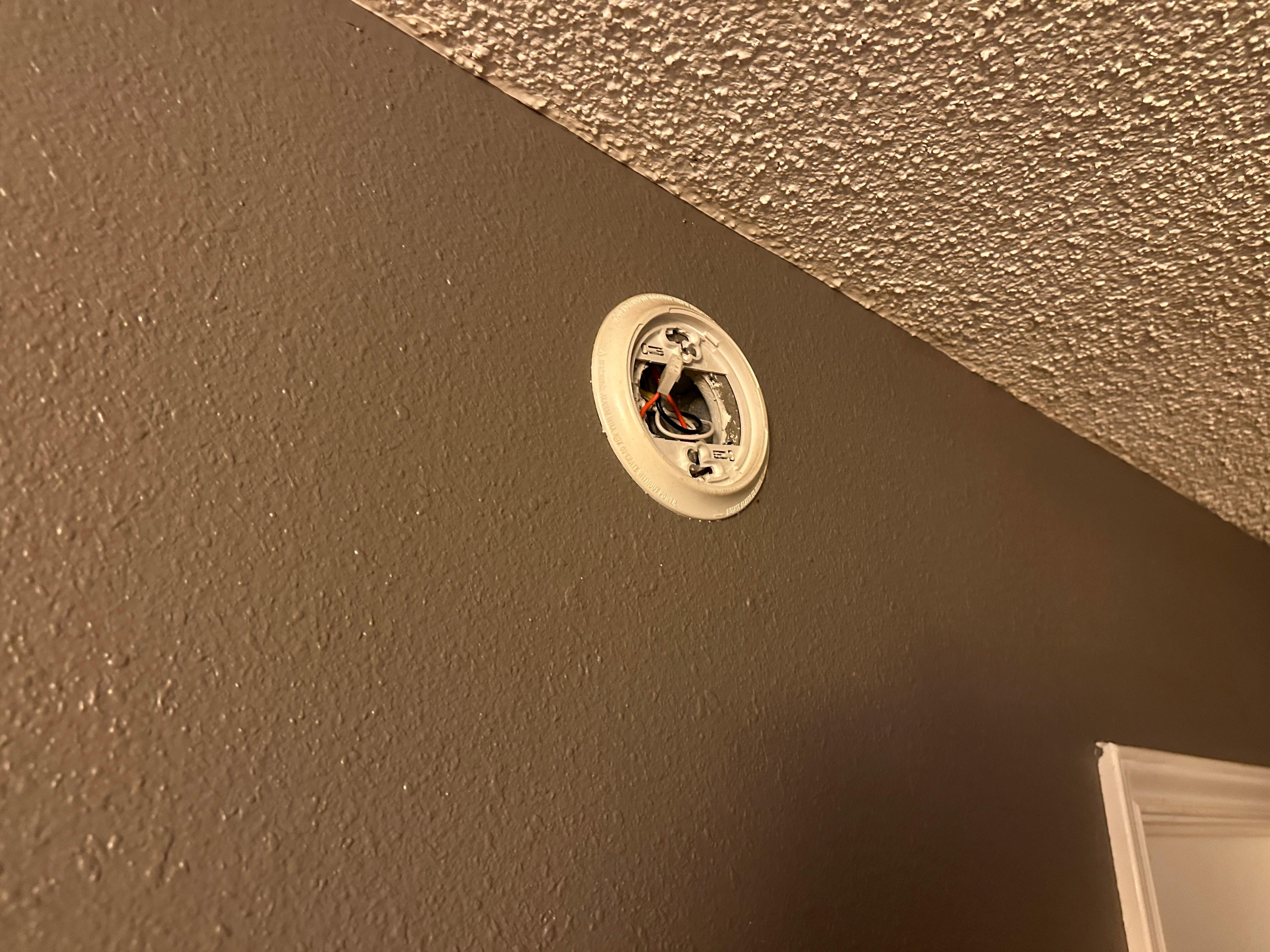 Missing smoke detector