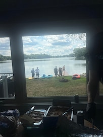 From dining window