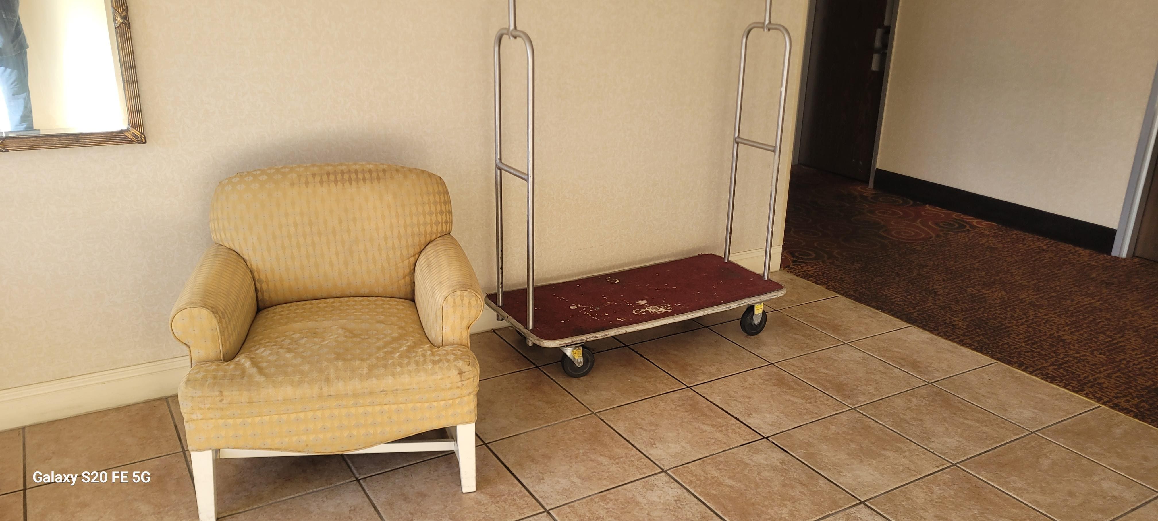 dirty falling apart in hallway