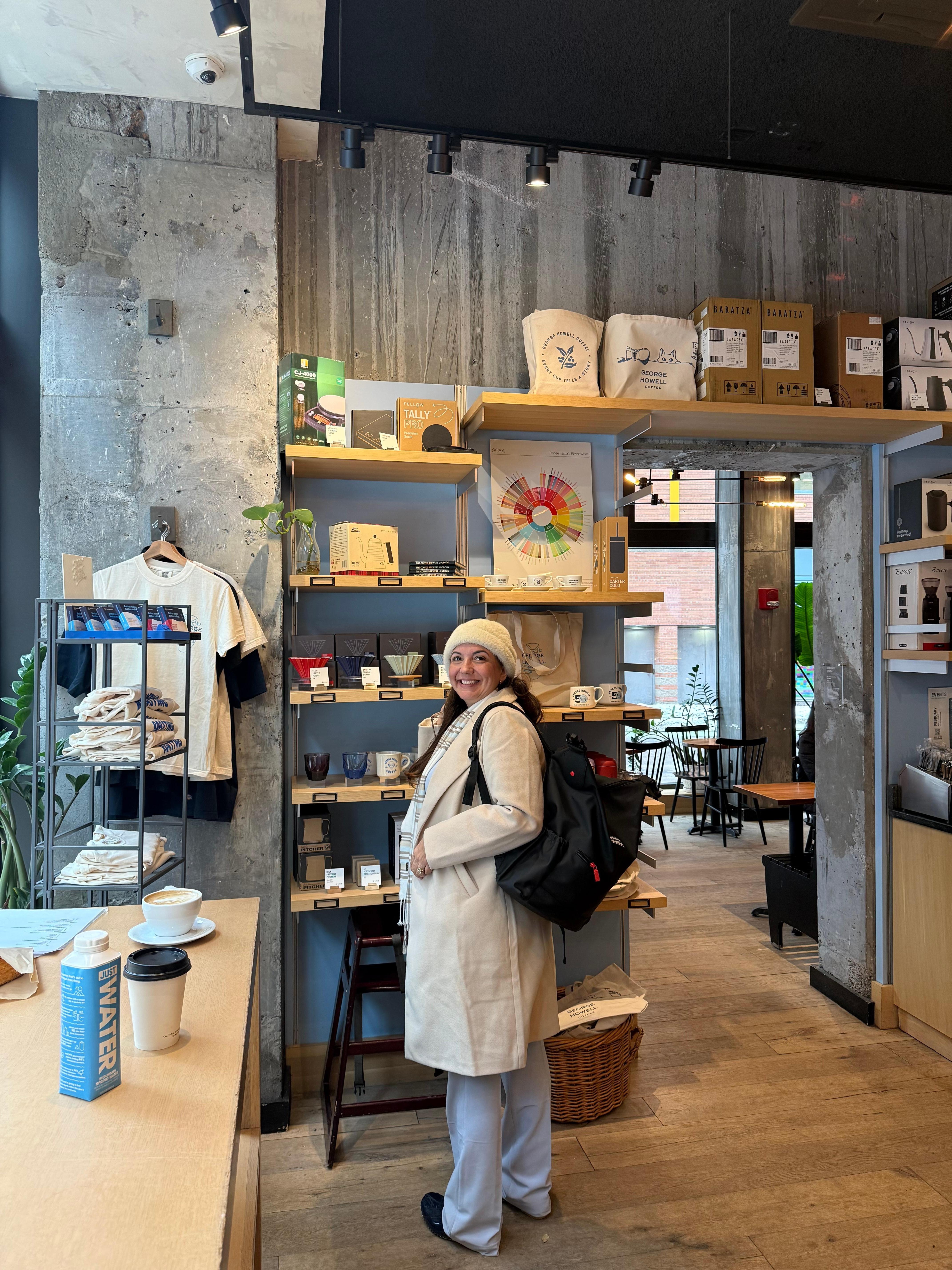 The George Howell Café was great for coffee and breakfast, but also souvenirs