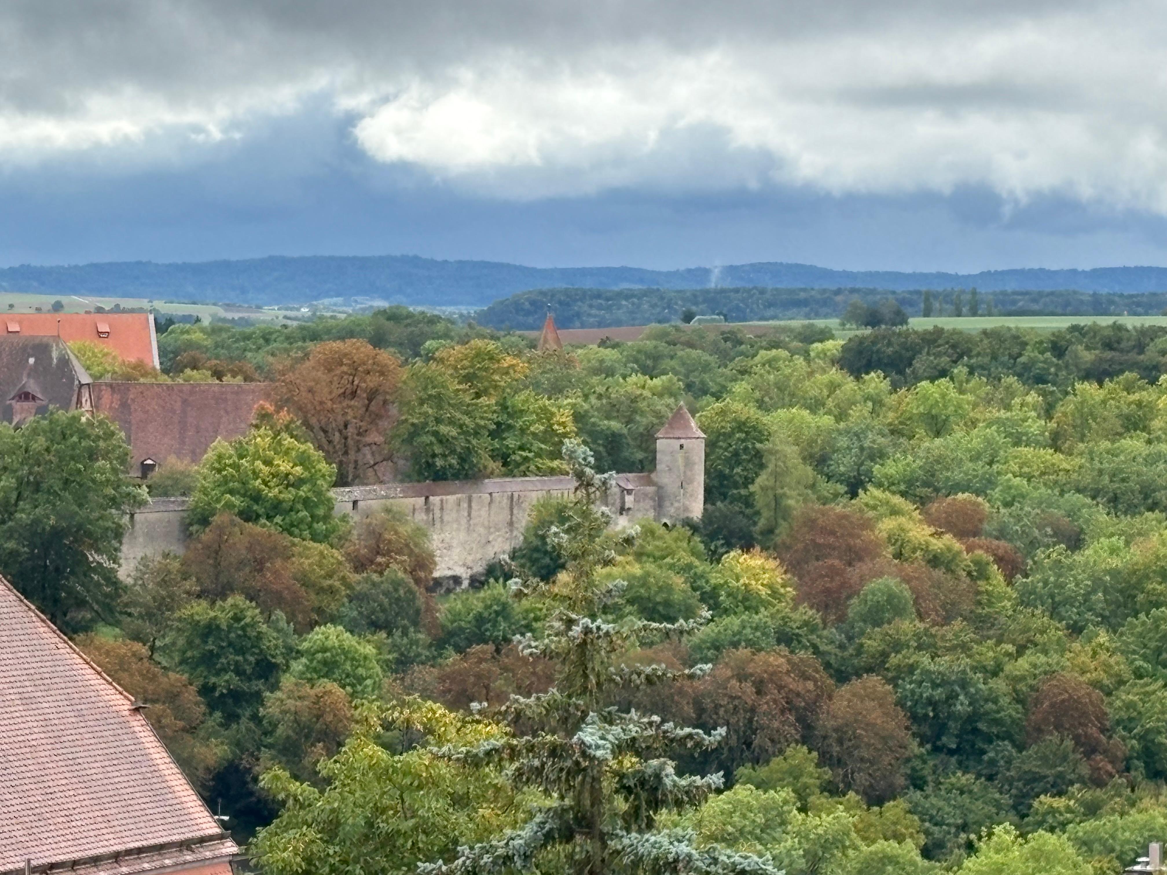 View from our room/balcony