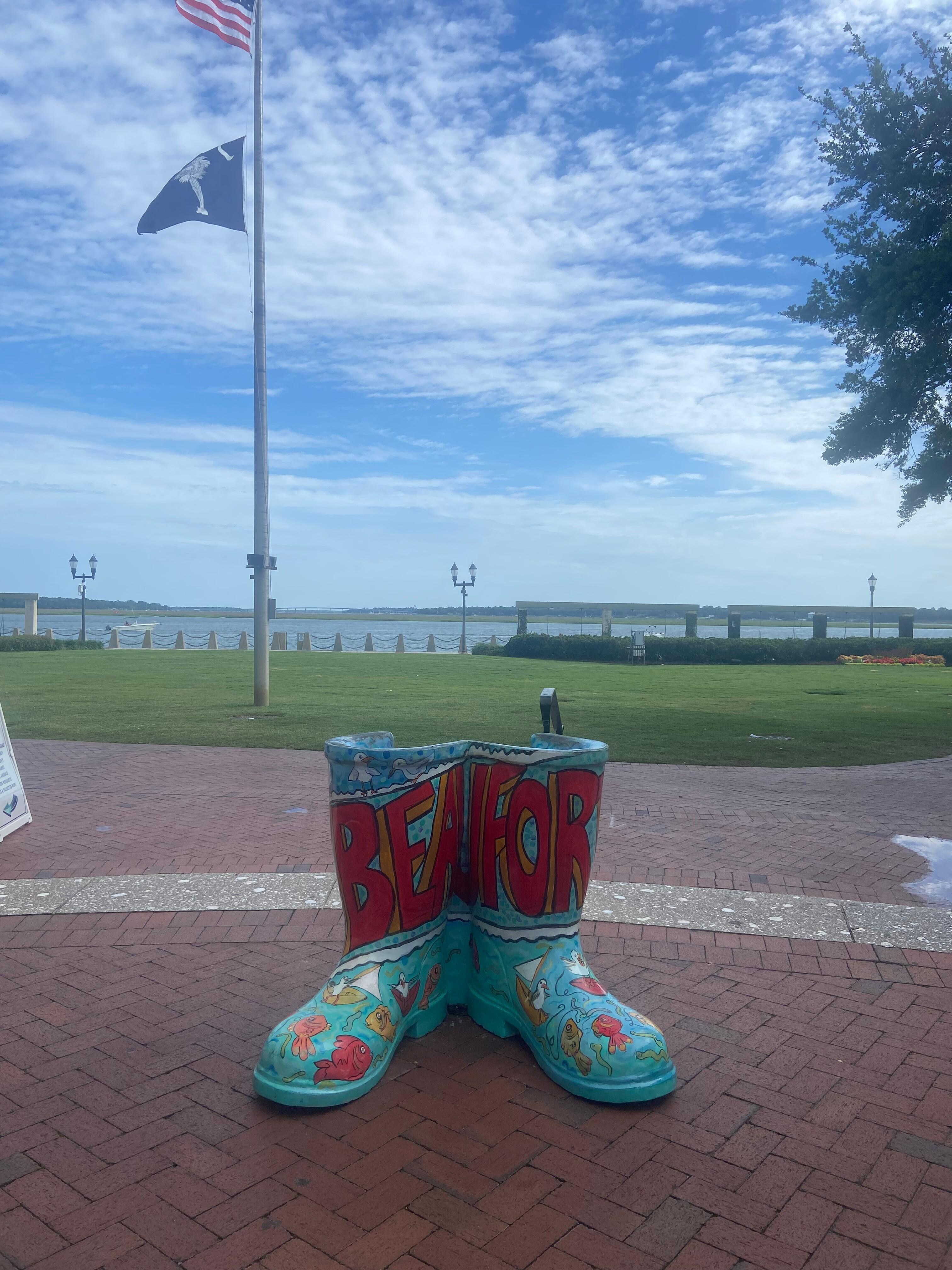 Beaufort  waterfront walk
