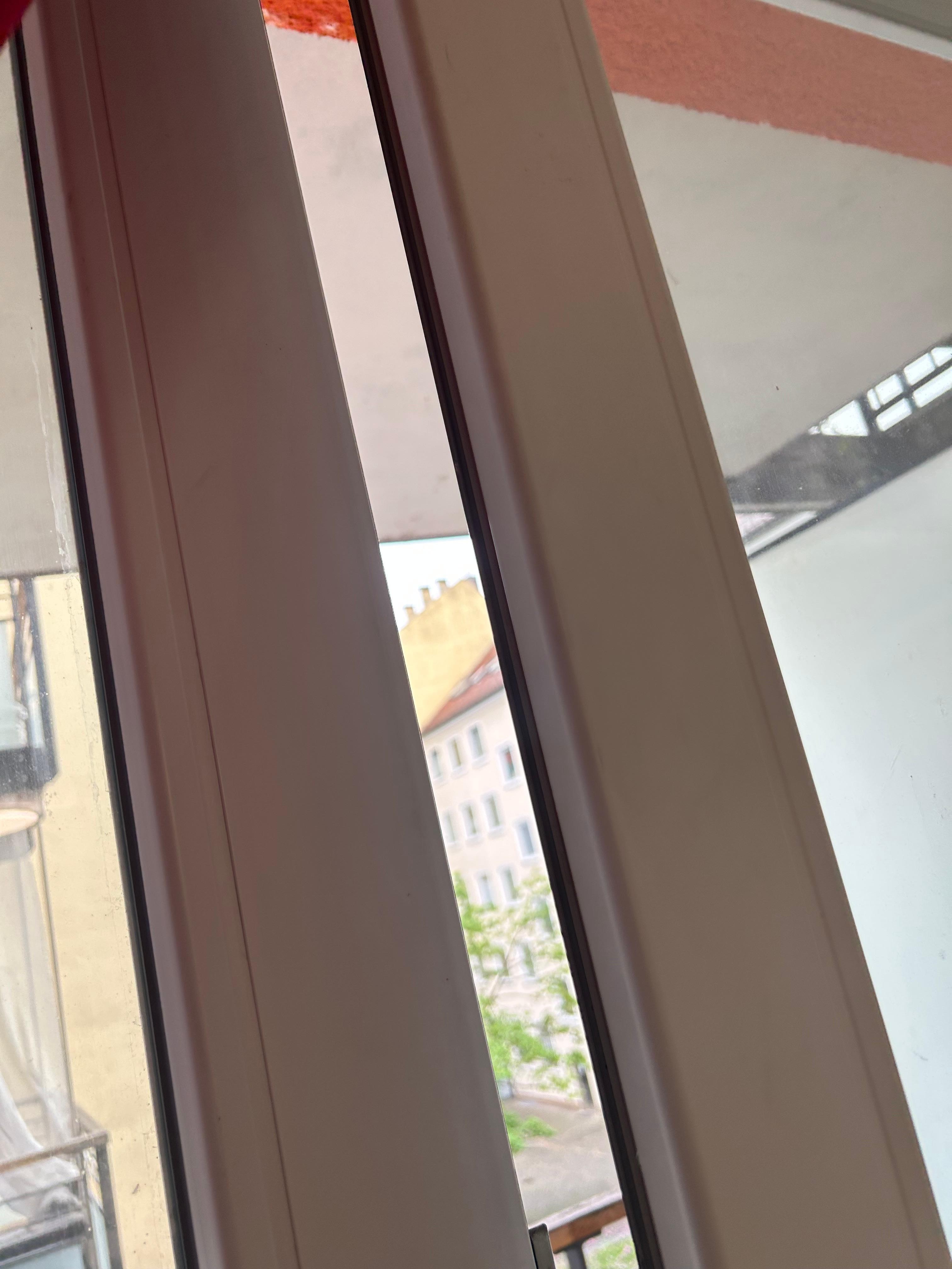 Closed balcony door