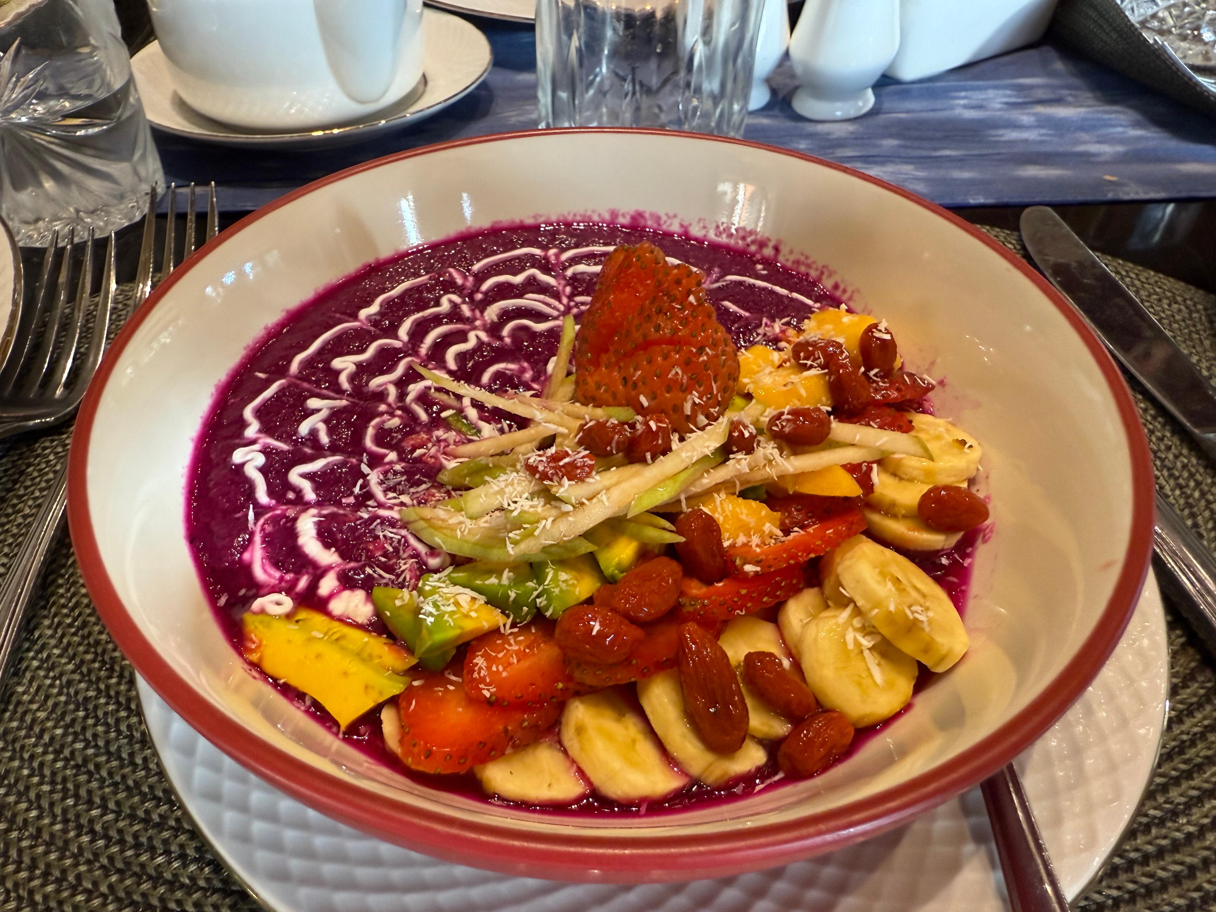 朝食はビュッフェとアラカルトを利用できました