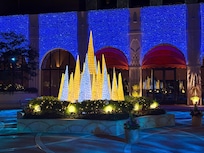 1Fの中庭(?)のイルミネーション