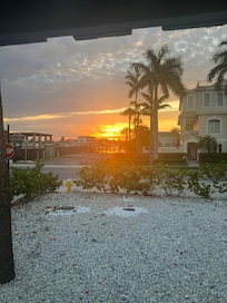 Sunrise from porch