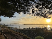 Sunrise from the deck.