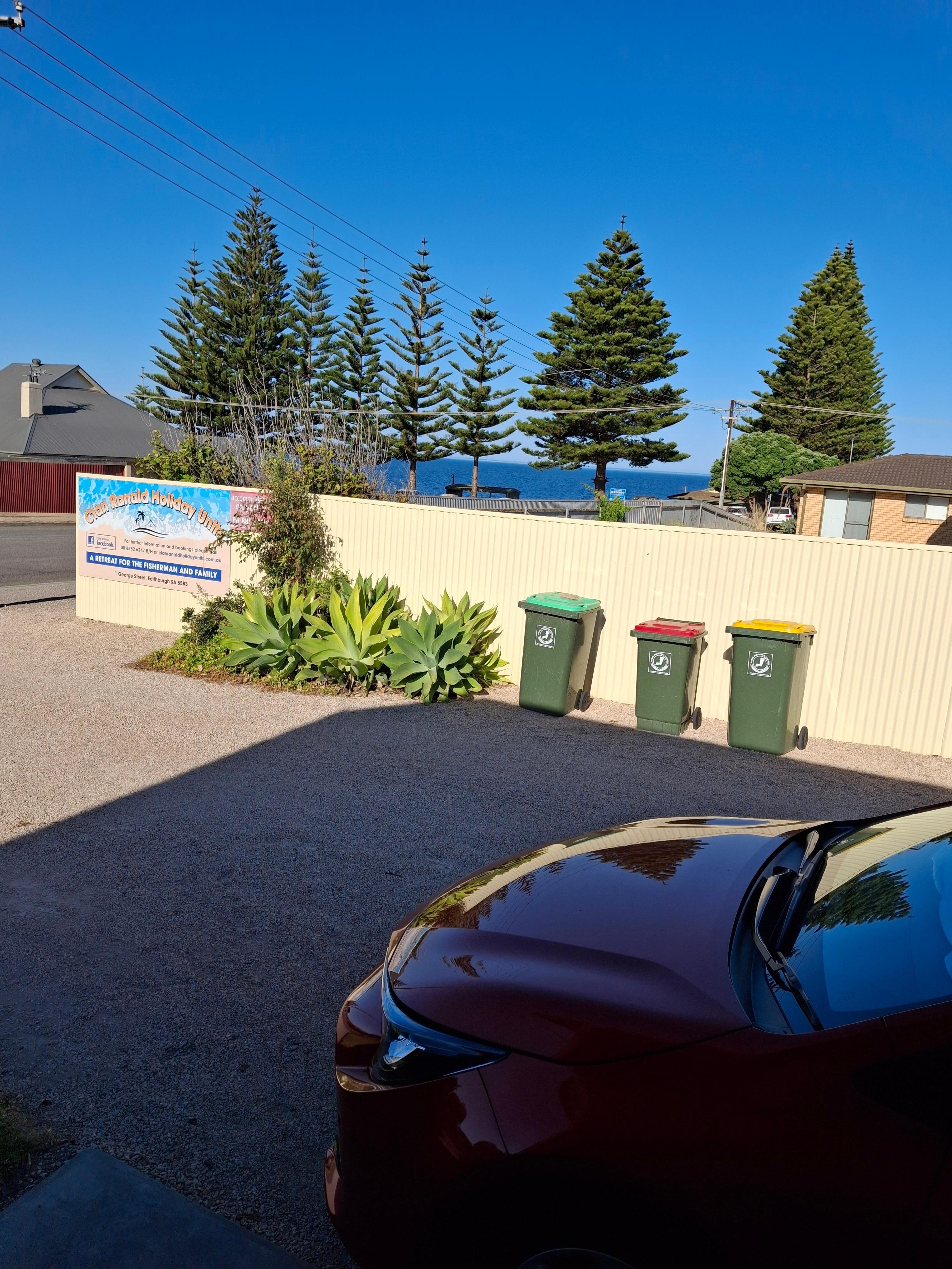 View from front verandah 