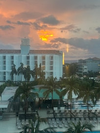 Sunrise from the balcony