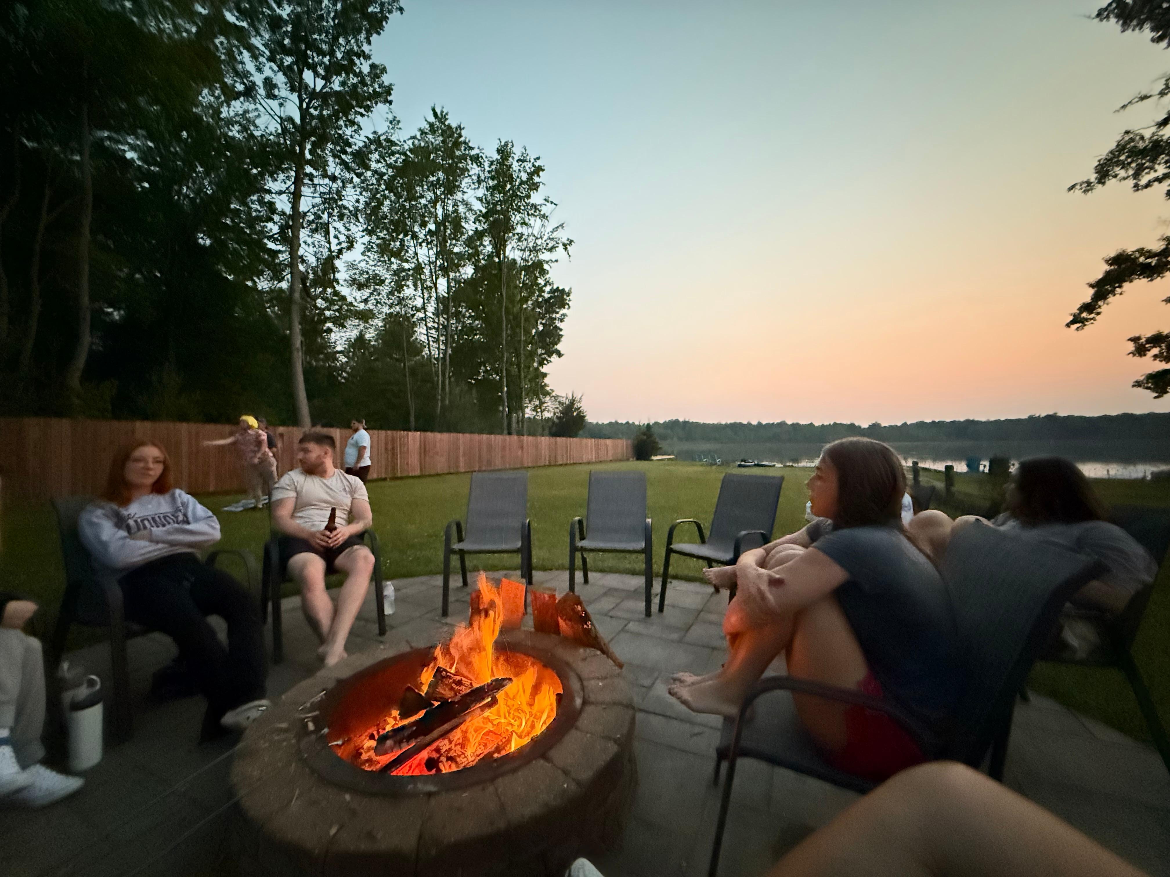 My Favorite place at 9pm when the sun was setting over the lake