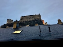 View from the bedroom window.