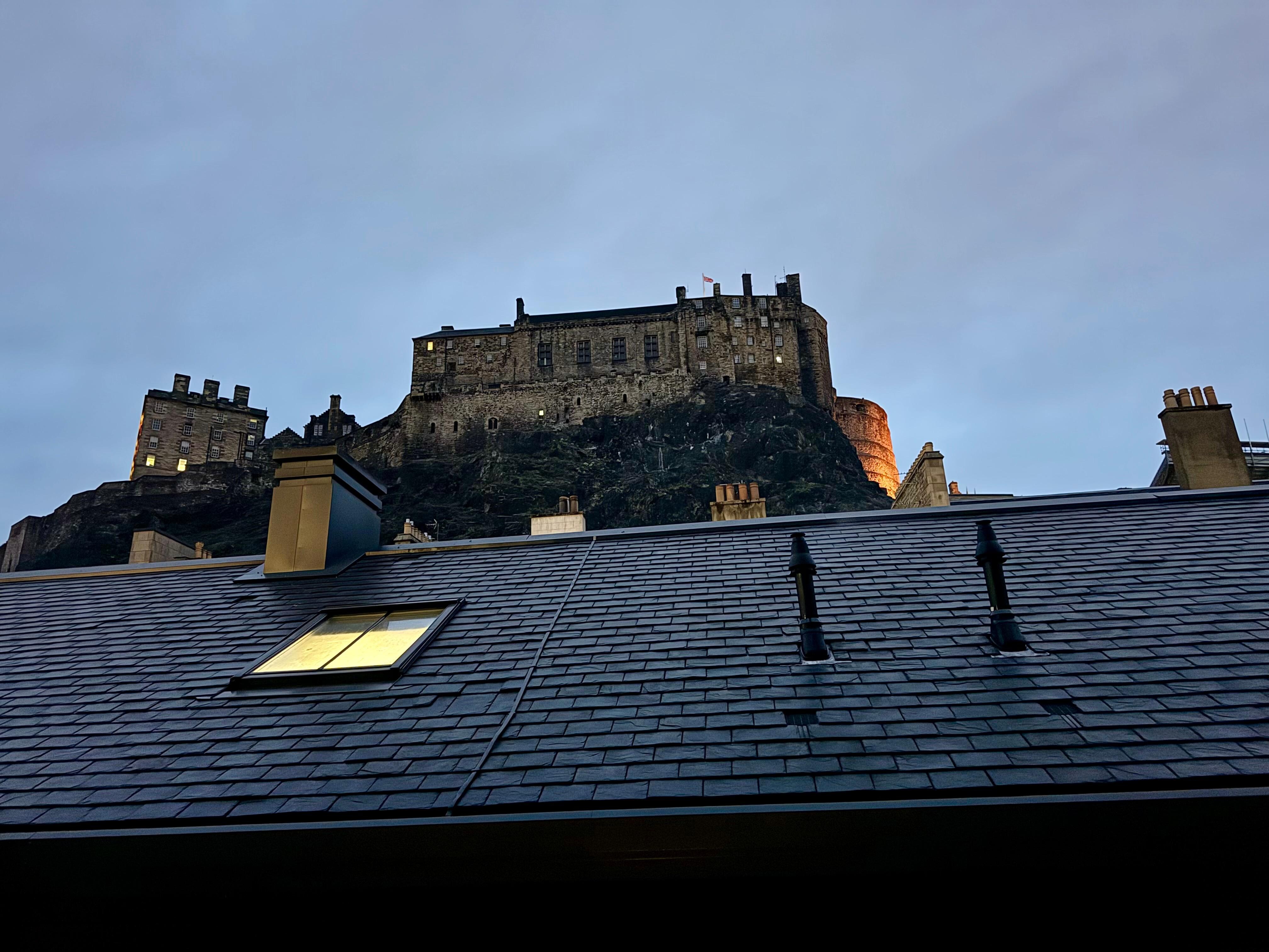 View from the bedroom window.
