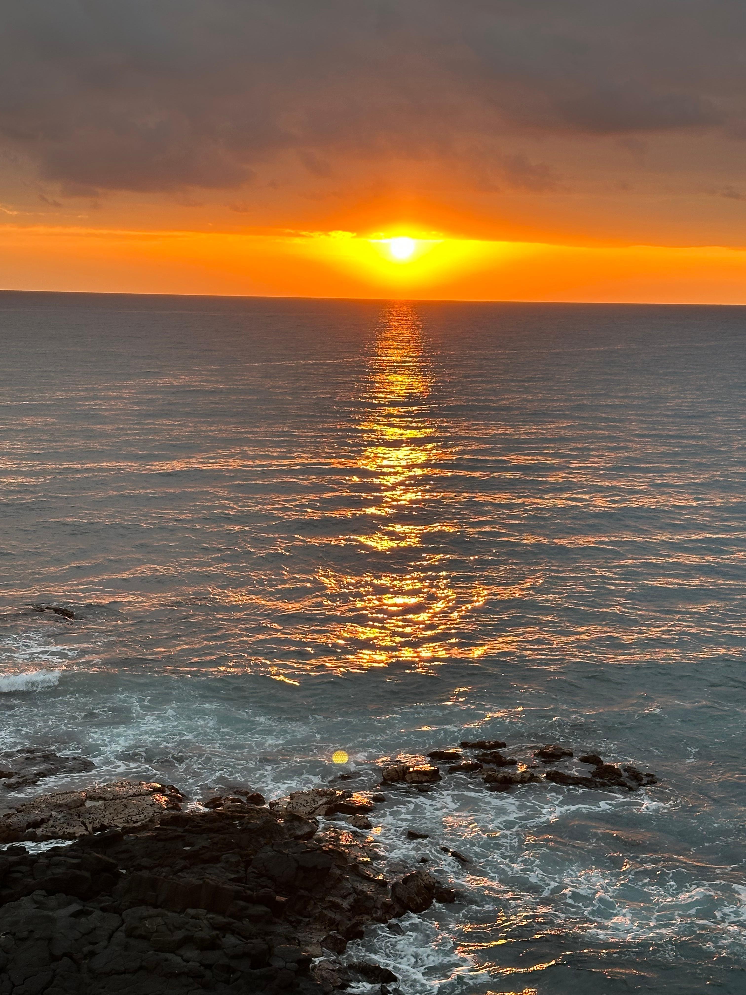 Sunset from the lanai