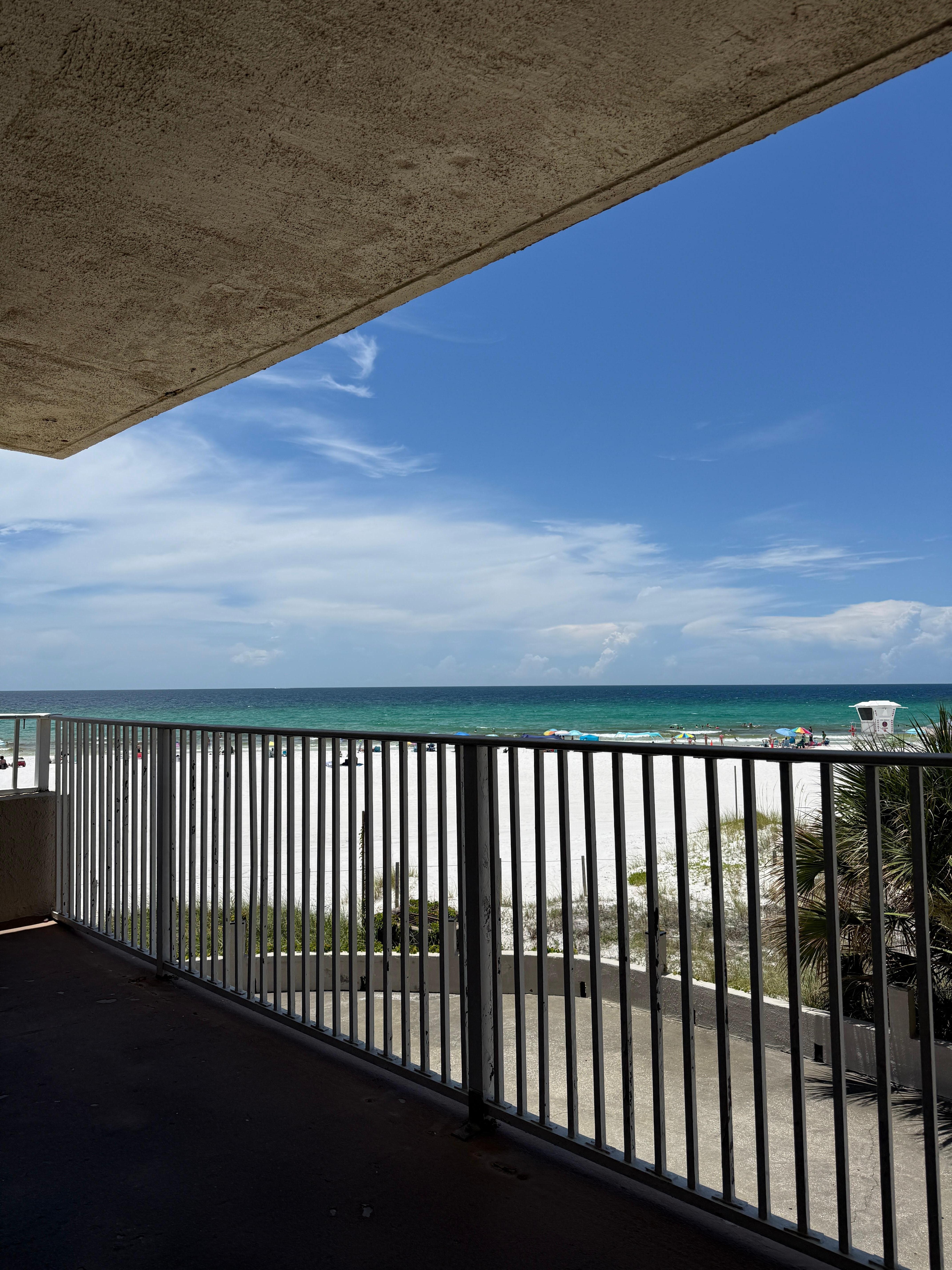 View from the balcony