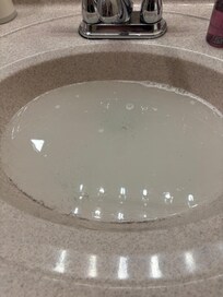 Watch out for the downstairs sink not draining