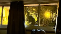 Vista do quarto à noite!