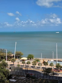 Visão do quarto frente pro mar