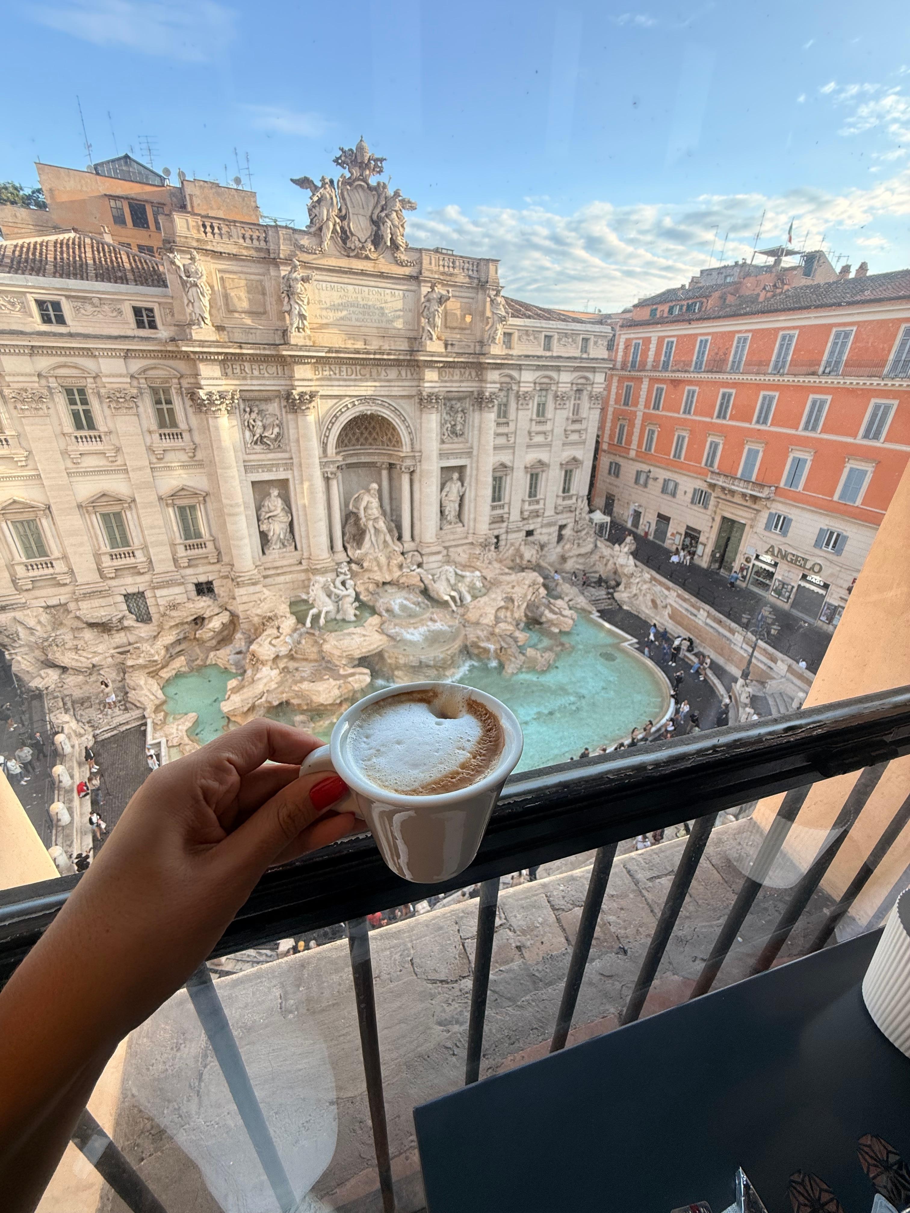 Vista privilegiada da Fontana, direto da área de café da manhã. 