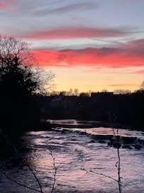 Sunset from River Run Cottage