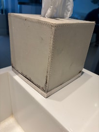 Tissue box was also tattered… wouldn’t expect this from a five star hotel