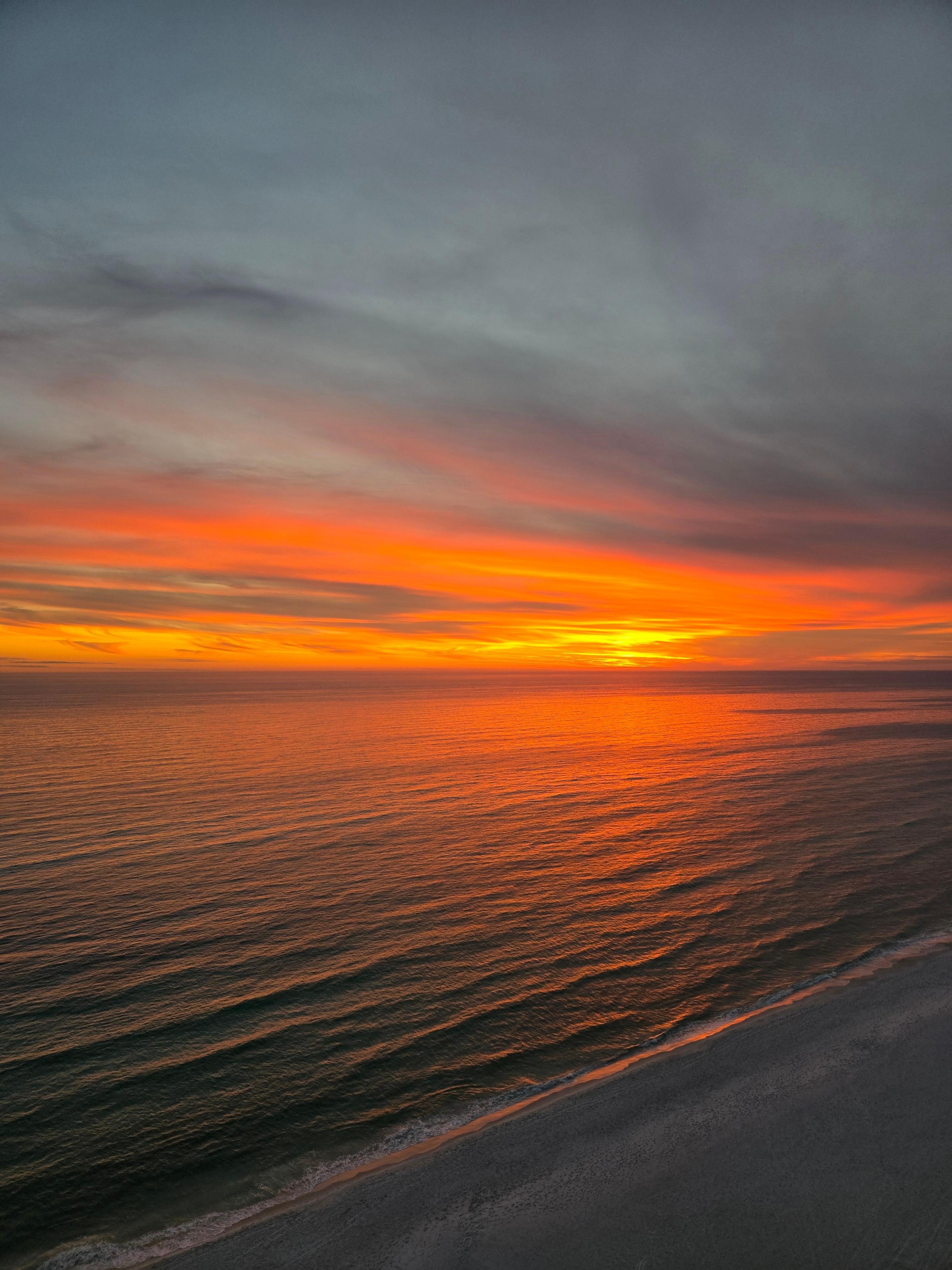 Gorgeous sunsets from the balcony.