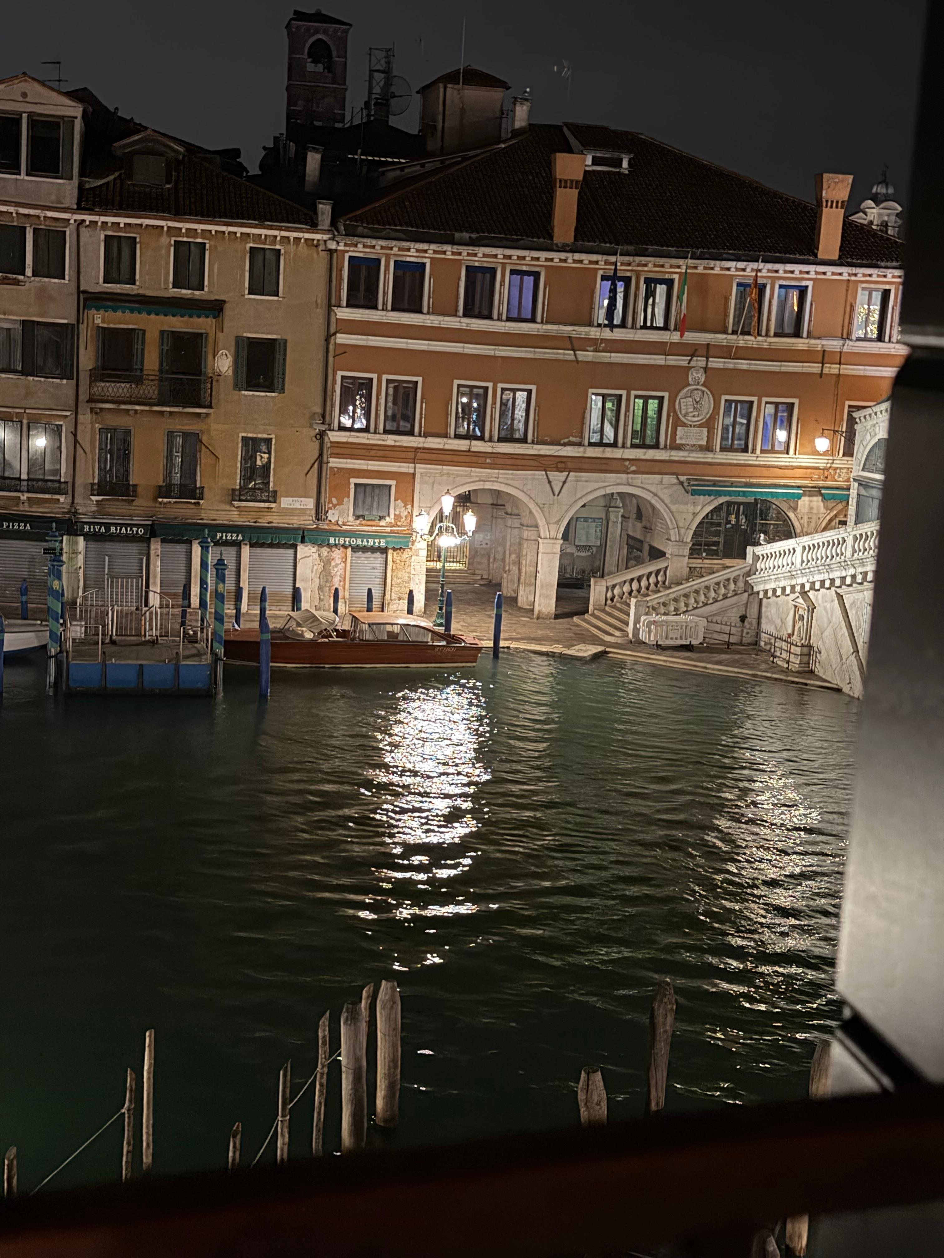 From the window of our room. 