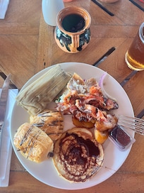 the deck breakfast