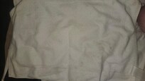 Dirty towel left for us to use
