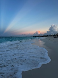 Beach at sunset
