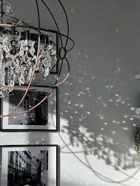 The sunlight hitting the chandelier was my favourite