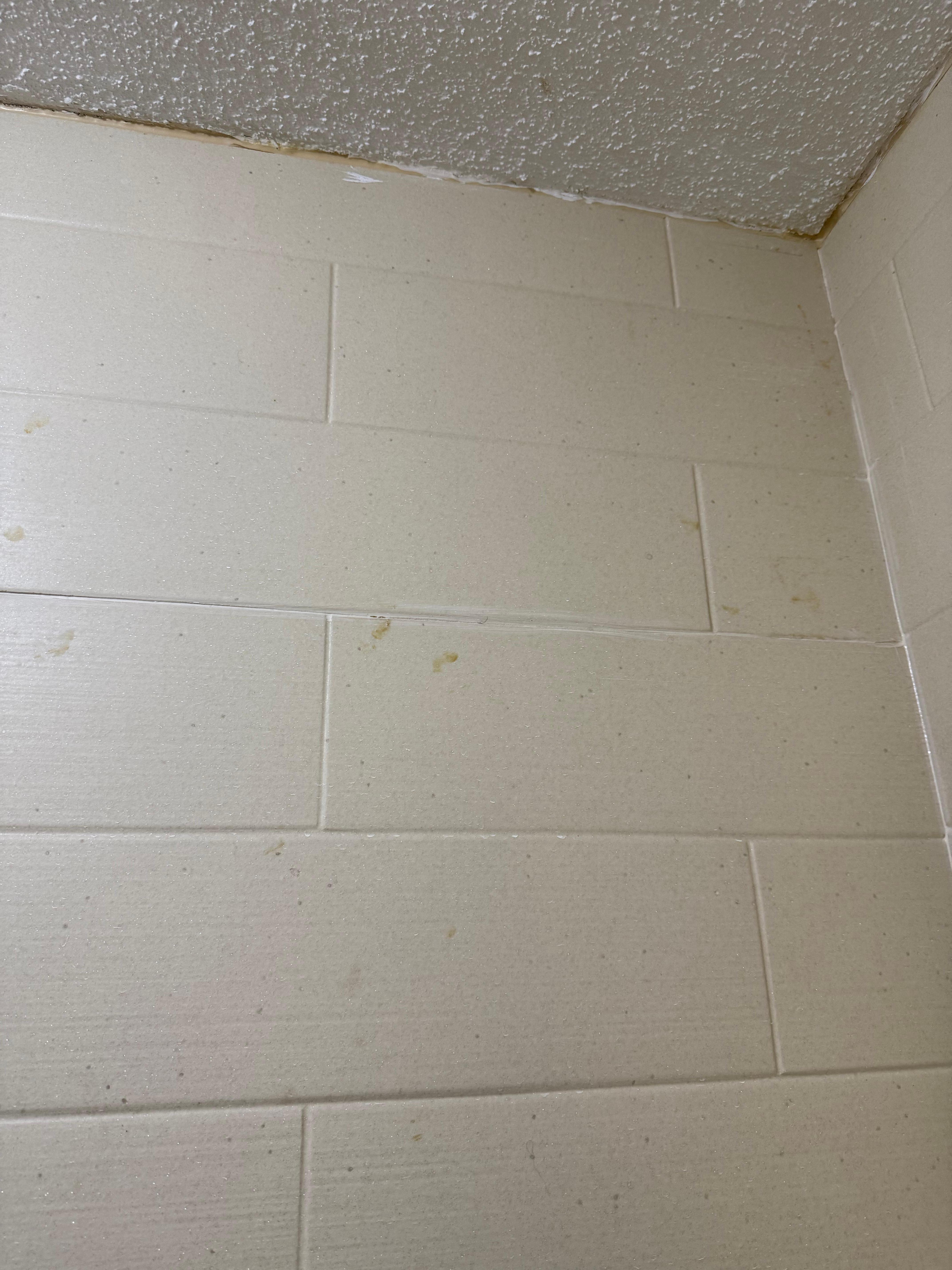 Yellow and black stuff on the walls 