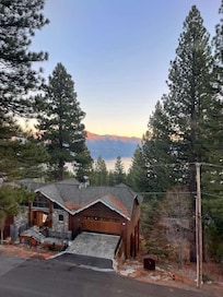 Sunset views from the balcony