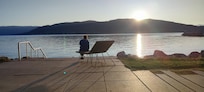 Sunset at the waterfront