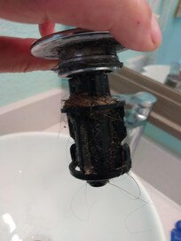 Sink would not drain...here is why