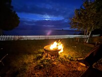 S’mores by the fire pit.