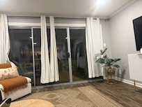 Curtains not covering window