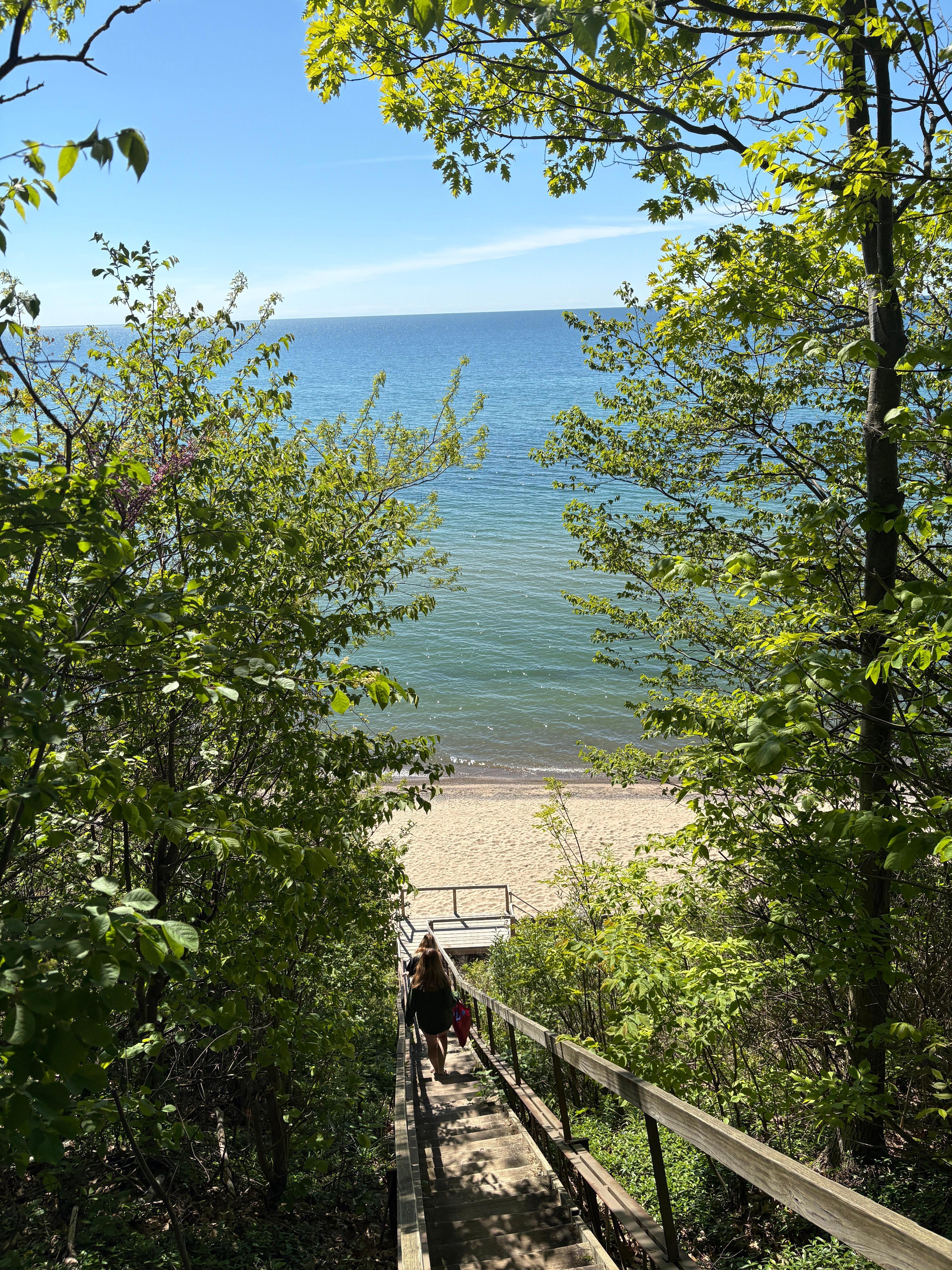 View of Lake Michigan