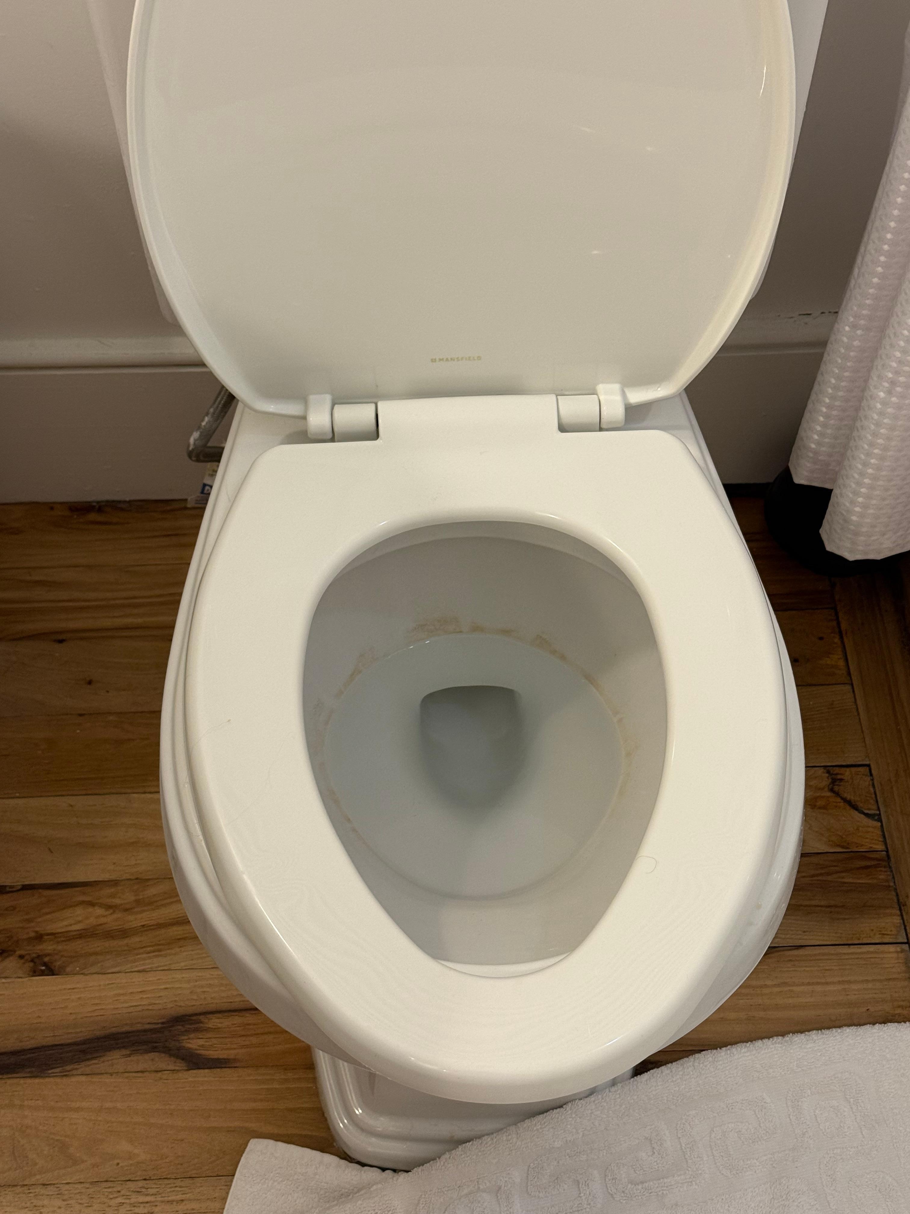 Toilet was dirty upon arrival 