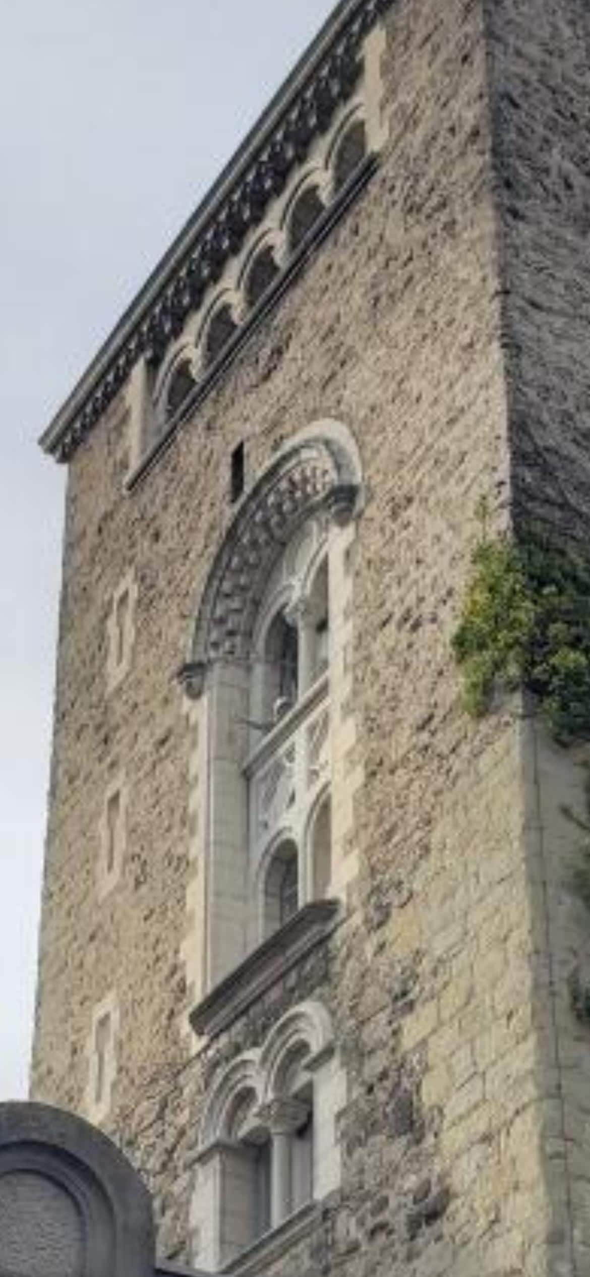 My friend took my picture of me up on the fifth floor of the tower