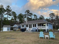 View of house from the dock.