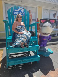 Shopping at John's Pass village and boardwalk near Madeira Beach. Just a short 25min drive.