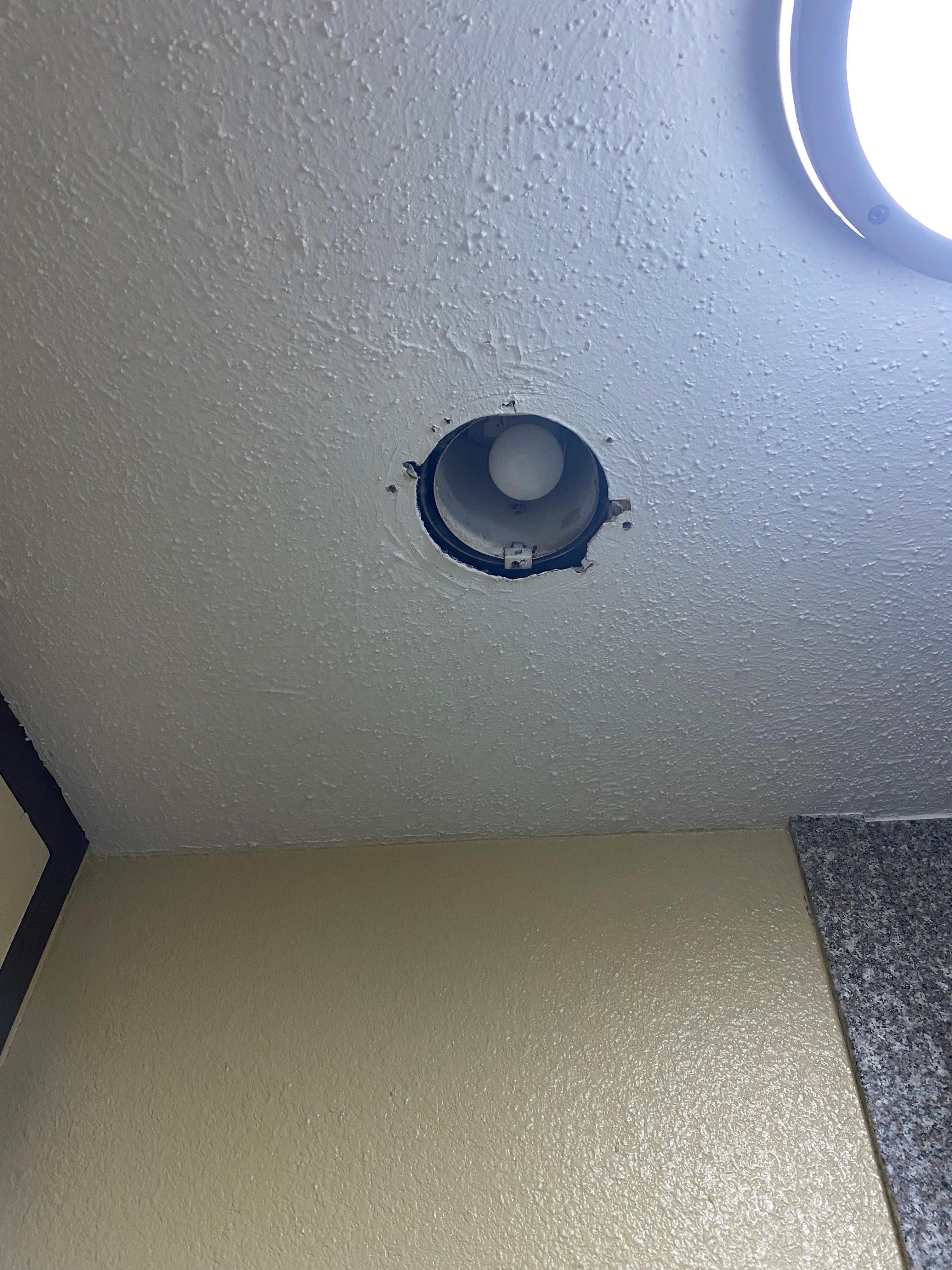 In the bathroom remodel in progress 